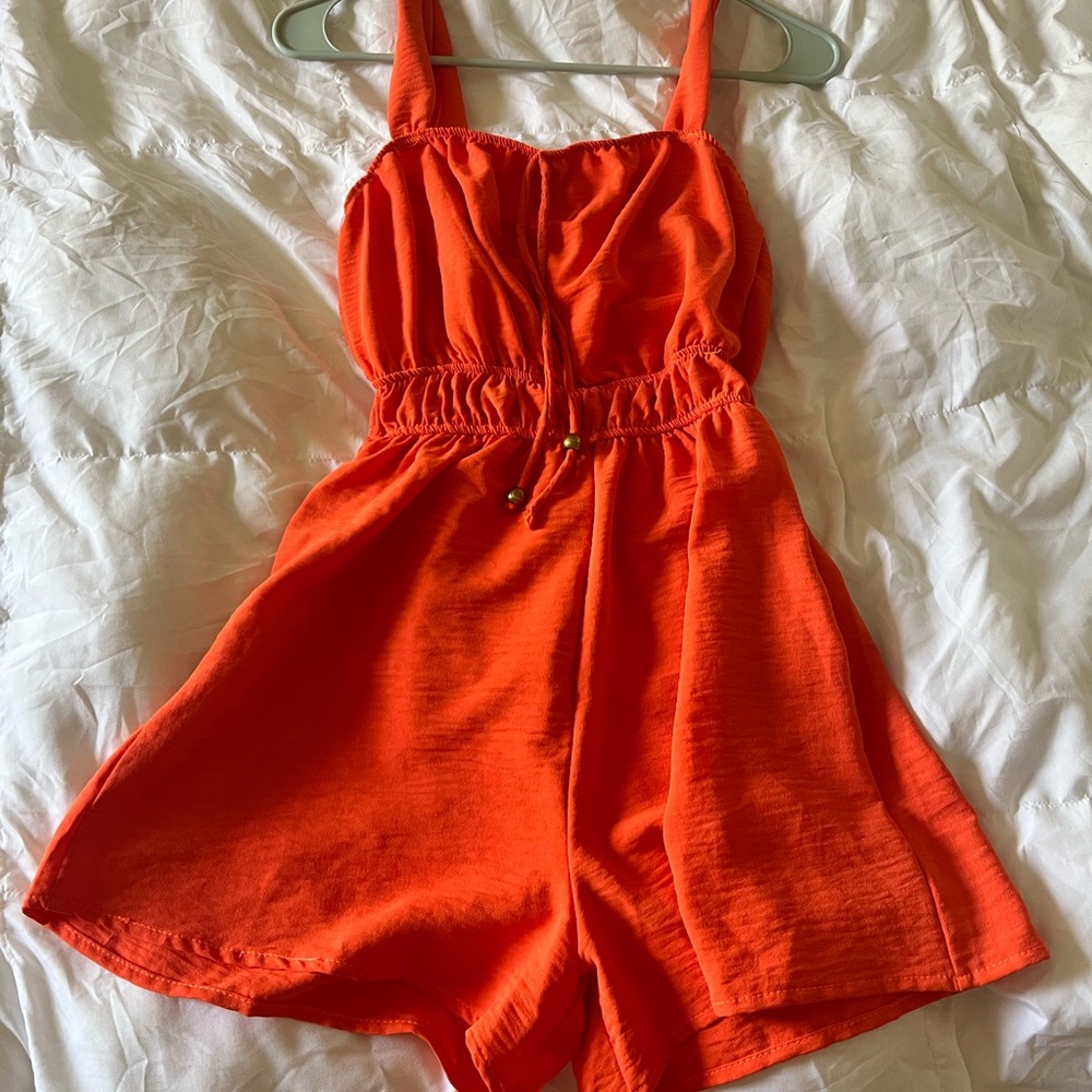orange romper